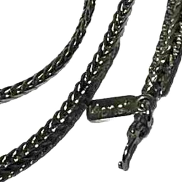 Signed Monet Silver Tone Serpentine 30 Inch Chain Necklace - Picture 4 of 5